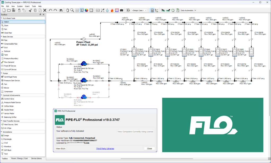 PipeFlo Software for Accurate Piping System Design and Analysis