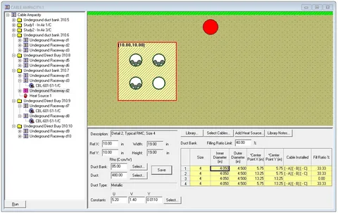 ETAP & SKM PowerTools software interface showcasing power system analysis and fault detection tools.