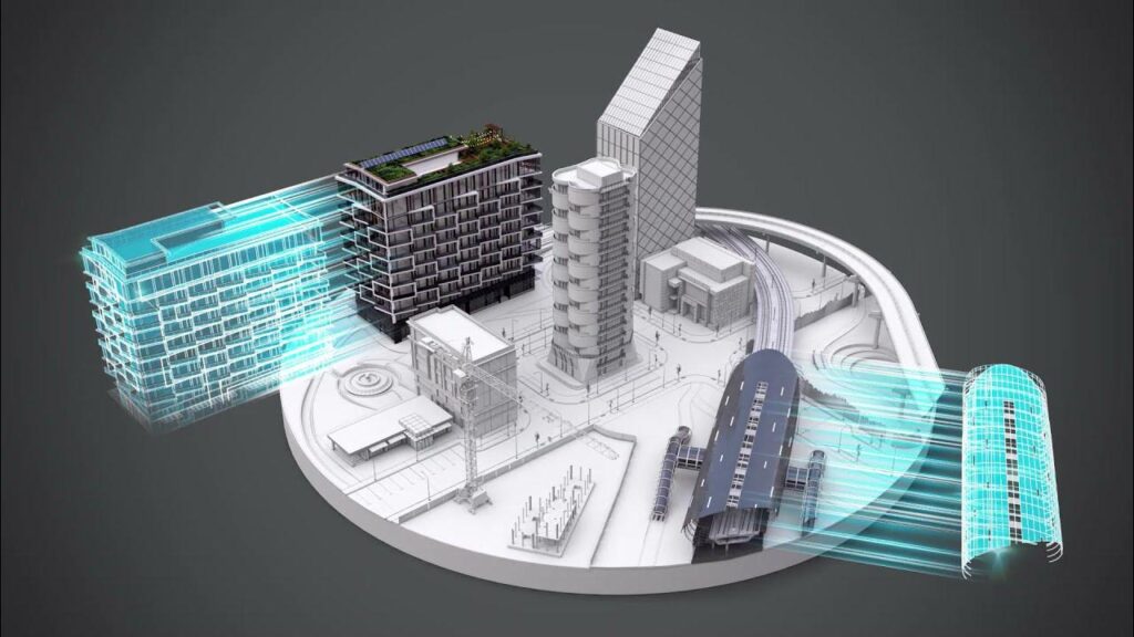 BIM software displaying 3D building models for efficient design, construction planning, and real-time collaboration across teams.
